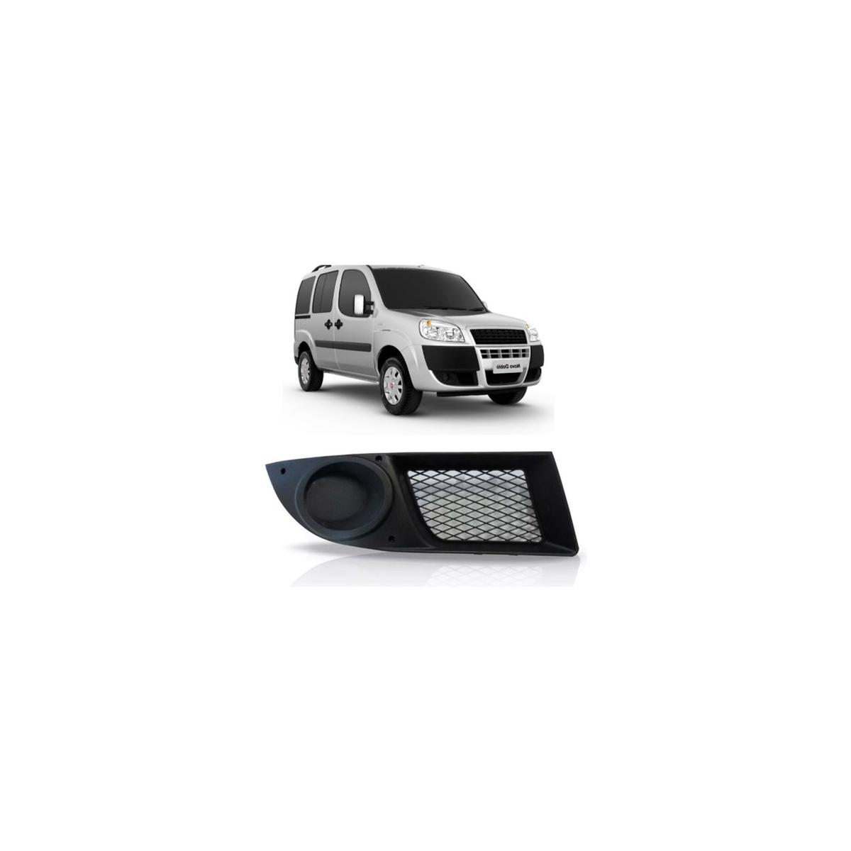 MOLDURA MILHA AUXILIAR ESQUERDO DOBLO 2009 A 2021 (RF18471)