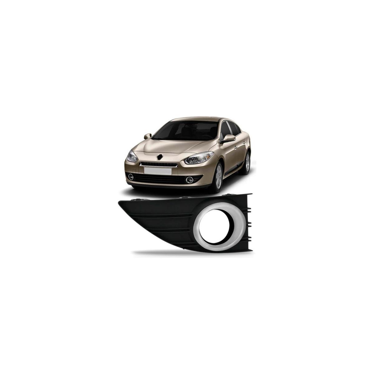 MOLDURA MILHA AUXILIAR ESQUERDO FLUENCE 2010 A 2013 (RF25737)