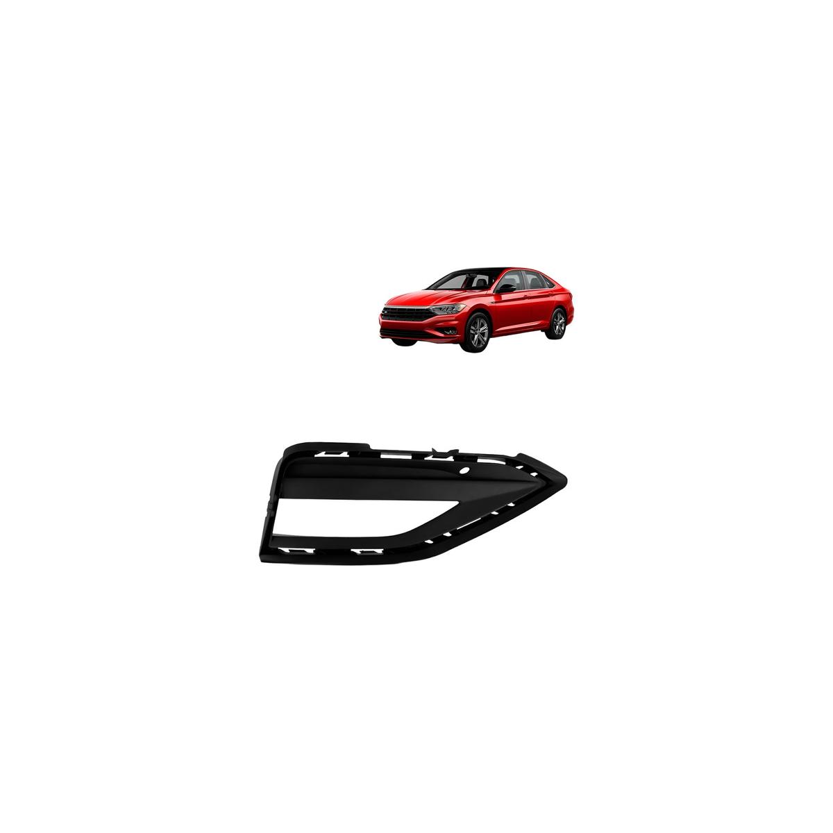 MOLDURA MILHA AUXILIAR ESQUERDO JETTA SEDAN 2019 A 2022 (RF29099)