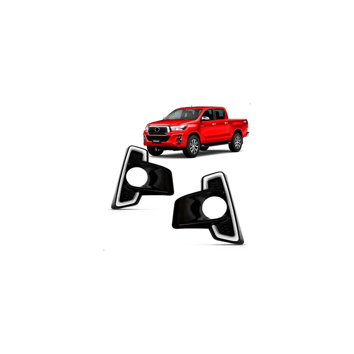 MOLDURA MILHA AUXILIAR DIREITO HILUX 2018 A 2020 (RF32218)