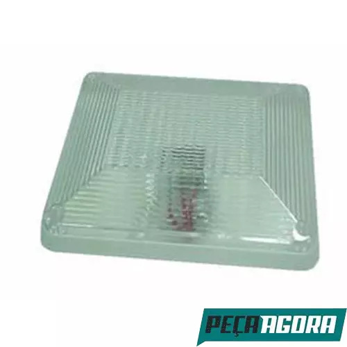 LANTERNA TETO PLAFONIER QUADRADA CRISTAL CAMINHAO TRUCKS (45184)
