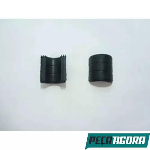 CAIXA 2 BUCHA BIPARTIIDA BARRA ESTABILIZADORA TRASEIRA 2 CHAPAS MB ONIBUS O 500M