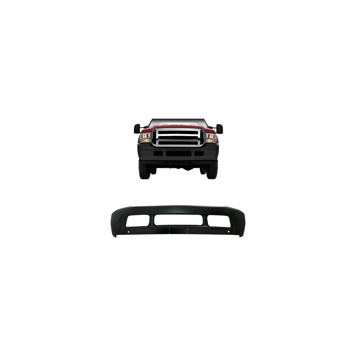 PARACHOQUE DIANTEIRO F250 1999 A 2005 (RF22202)