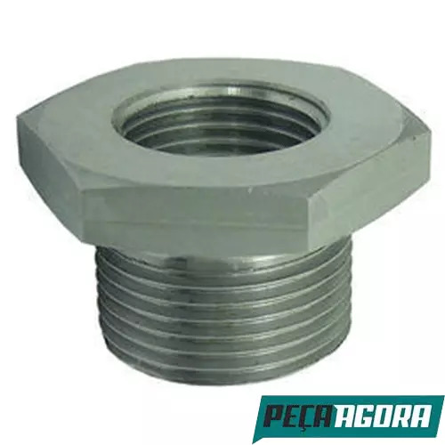 CAIXA 2 BUCHA ROSQUEADA CARTER SEXTAVADA38MM PARA SCANIA 111 112 113 (CX.180435*
