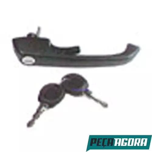 MACANETA EXTERNA PORTA PRETA VW VOLKSWAGEN (2VC837205F)