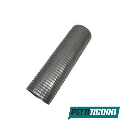 TUBO FLEXIVEL ESCAPAMENTO 90X270MM GALVANIZADO MB ATEGO 1725 1620 SEM ABRACADEIR