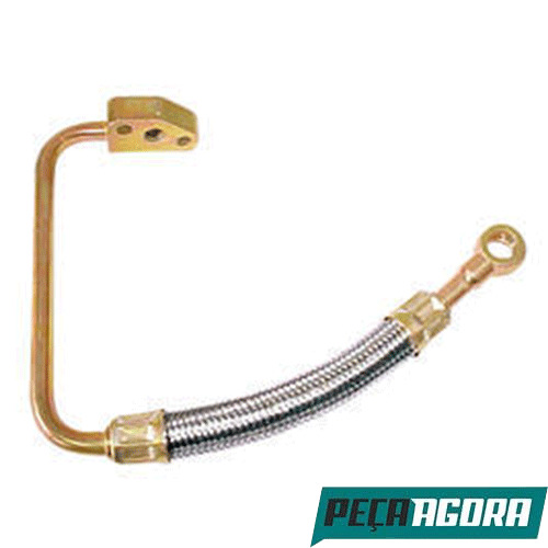 TUBO FLEXIVEL DA TURBINA GM D-20-MOTOR MAXION (70992506)