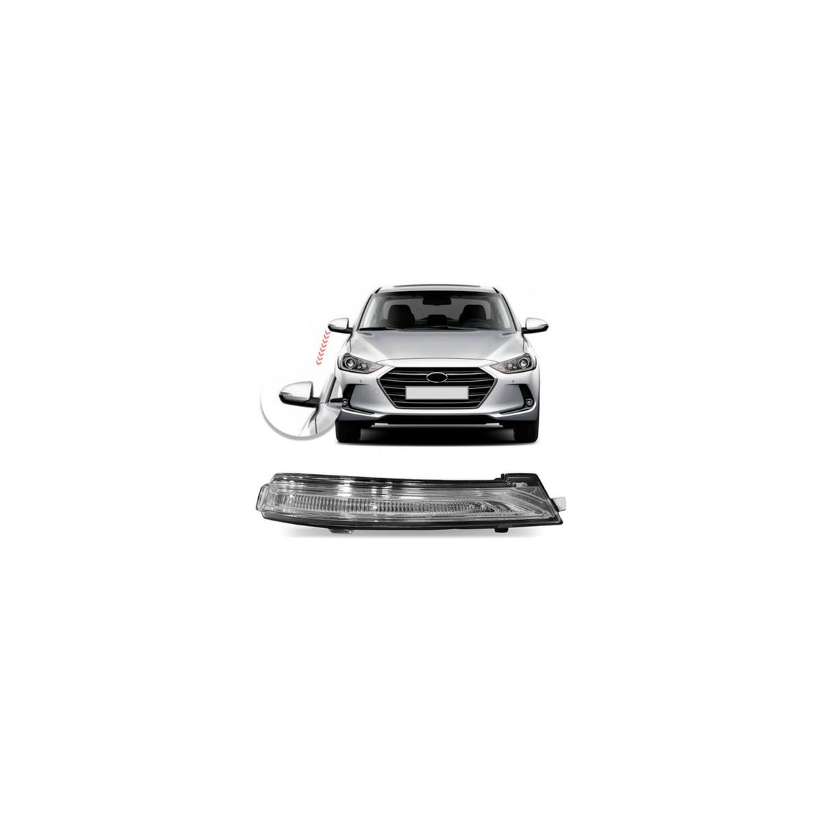 PISCA RETROVISOR DIREITO ELANTRA 2014 A 2018 (RF28082)