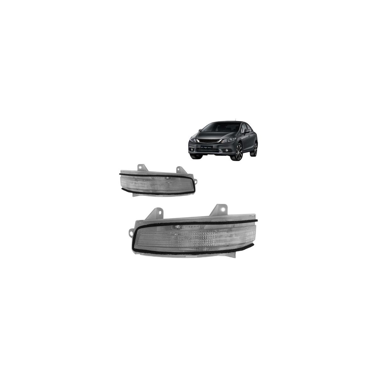 PISCA RETROVISOR ESQUERDO CIVIC 2012 A 2016 (RF28541)