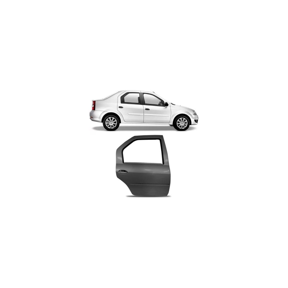 PORTA TRASEIRA ESQUERDO LOGAN 2007 A 2013 (RF29607)