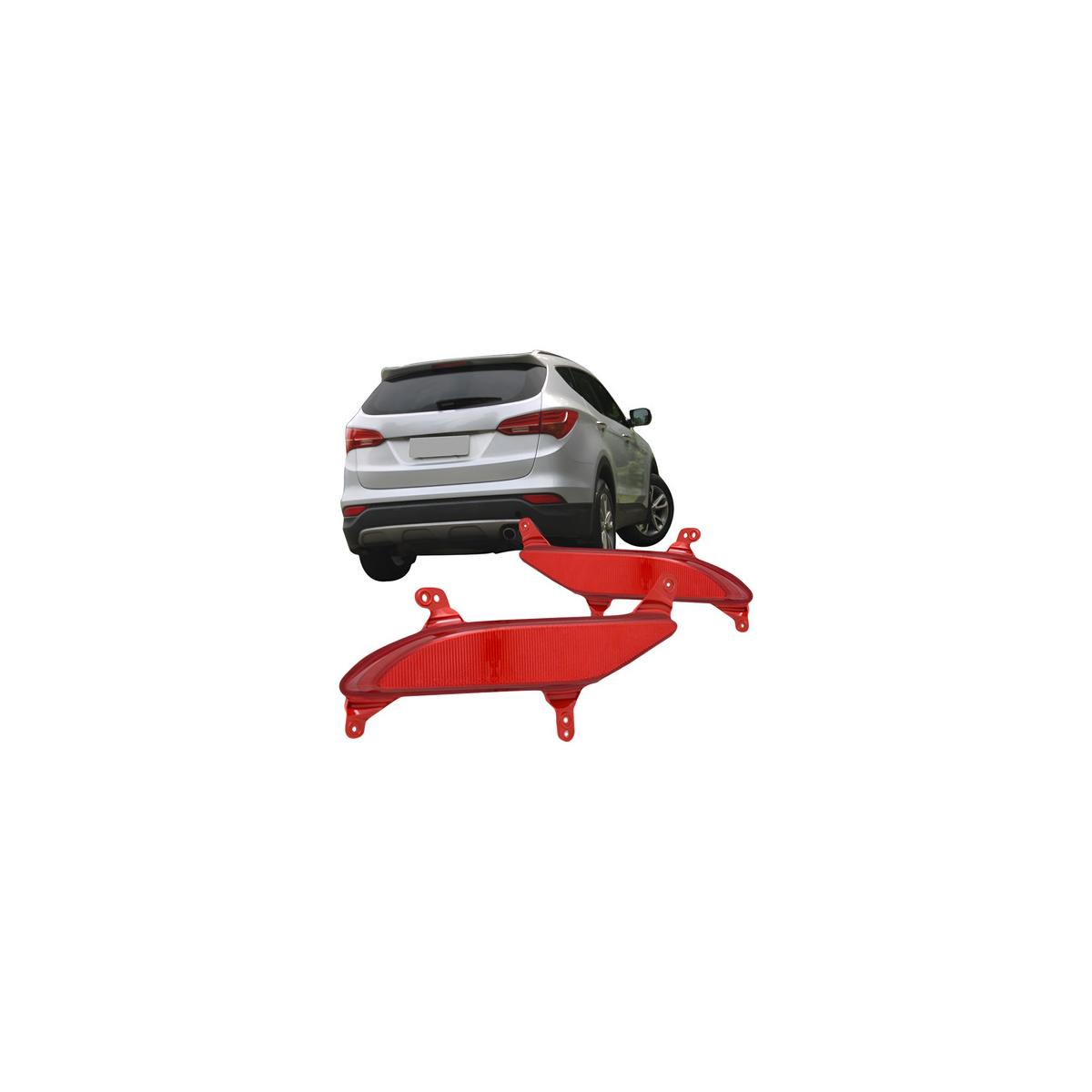 REFLETOR LANTERNA PARACHOQUE TRASEIRO DIREITO SANTA FE 2014 A 2016 (RF23188)