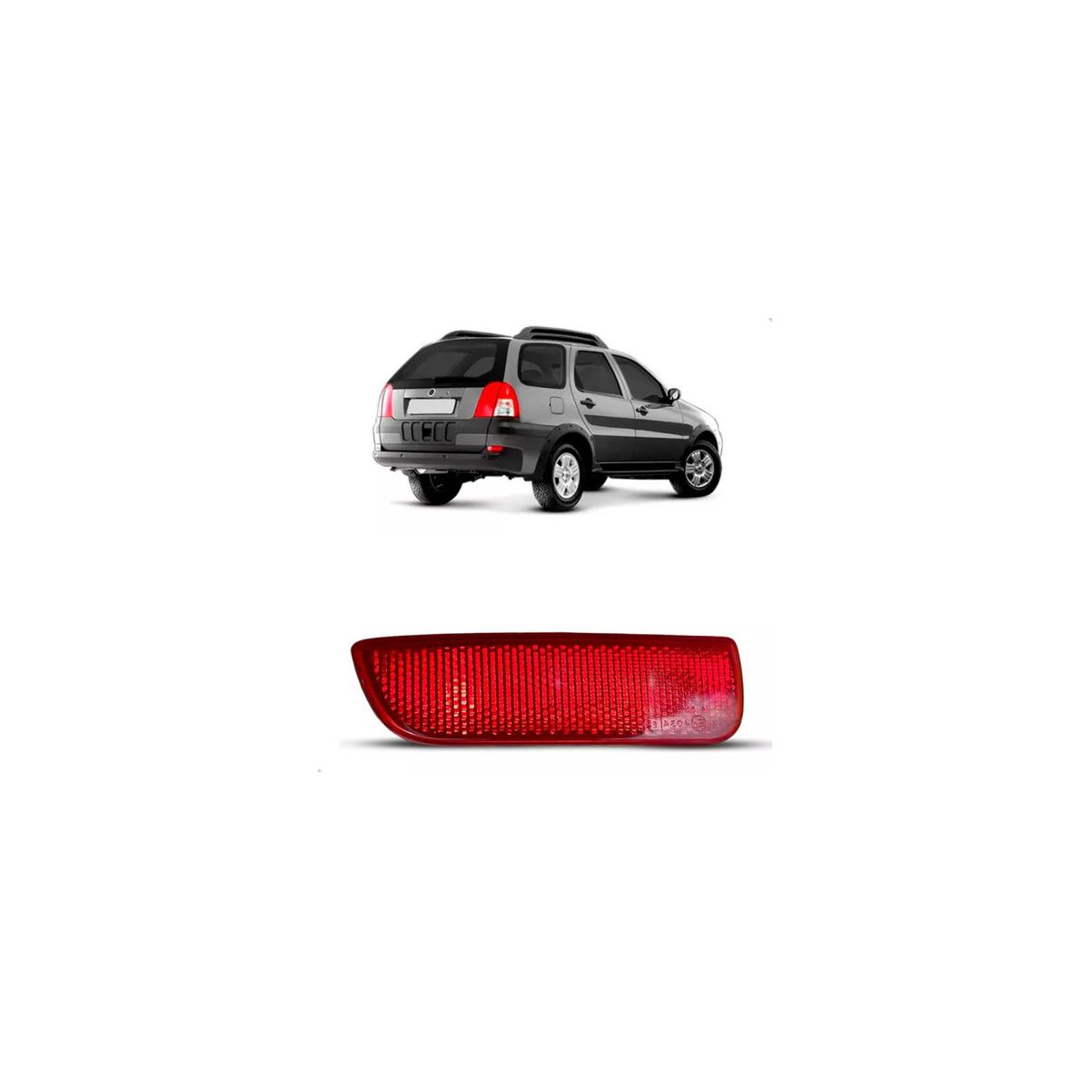 REFLETOR PARACHOQUE TRASEIRO ESQUERDO PALIO WEEKEND 2004 A 2008 (RF23013)