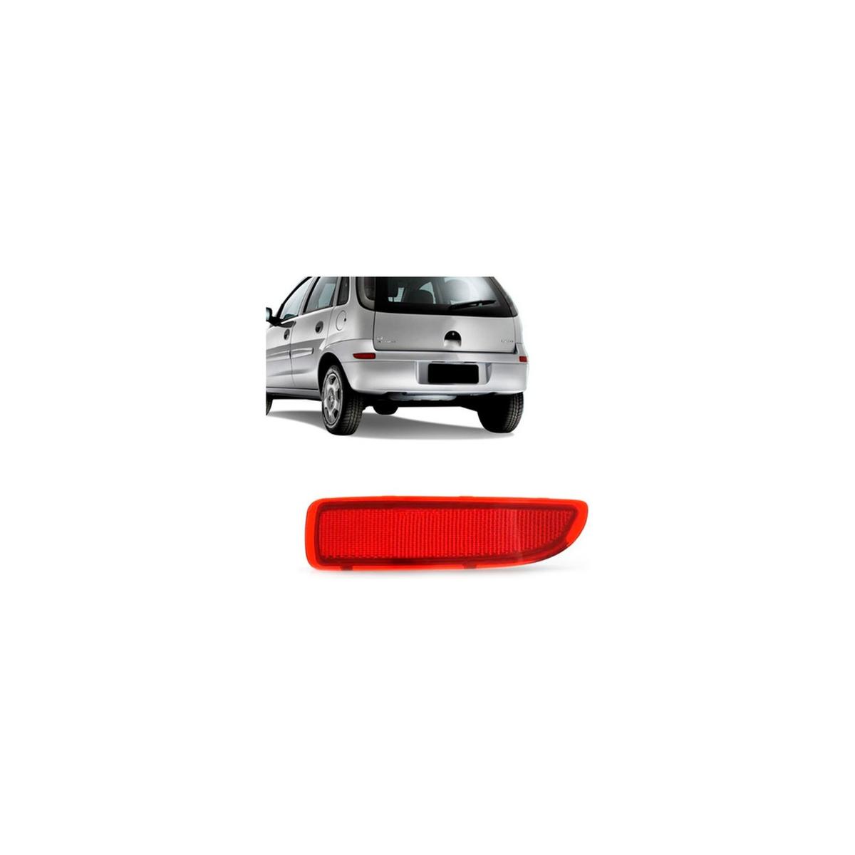 REFLETOR PARACHOQUE TRASEIRO ESQUERDO CORSA HATCH 2003 A 2012 (RFMP0004)