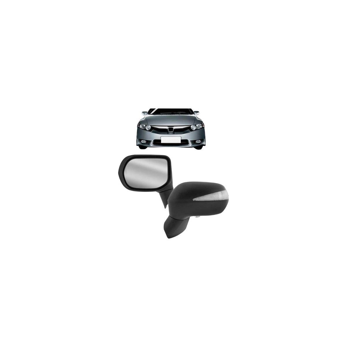 ESPELHO RETROVISOR DIREITO CIVIC 2007 A 2011 (RF17444)