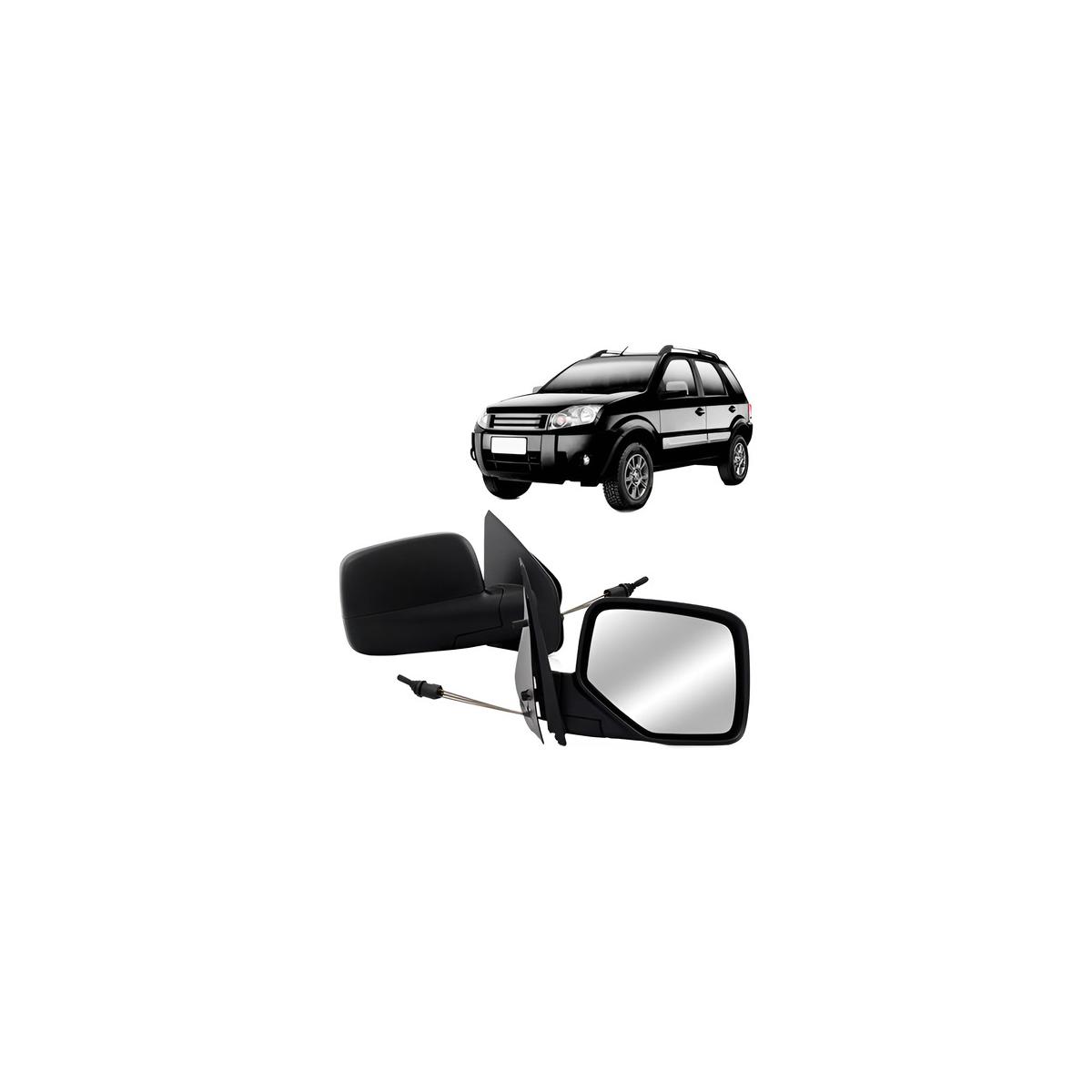 ESPELHO RETROVISOR ESQUERDO ECOSPORT 2003 A 2012 (RF21315)