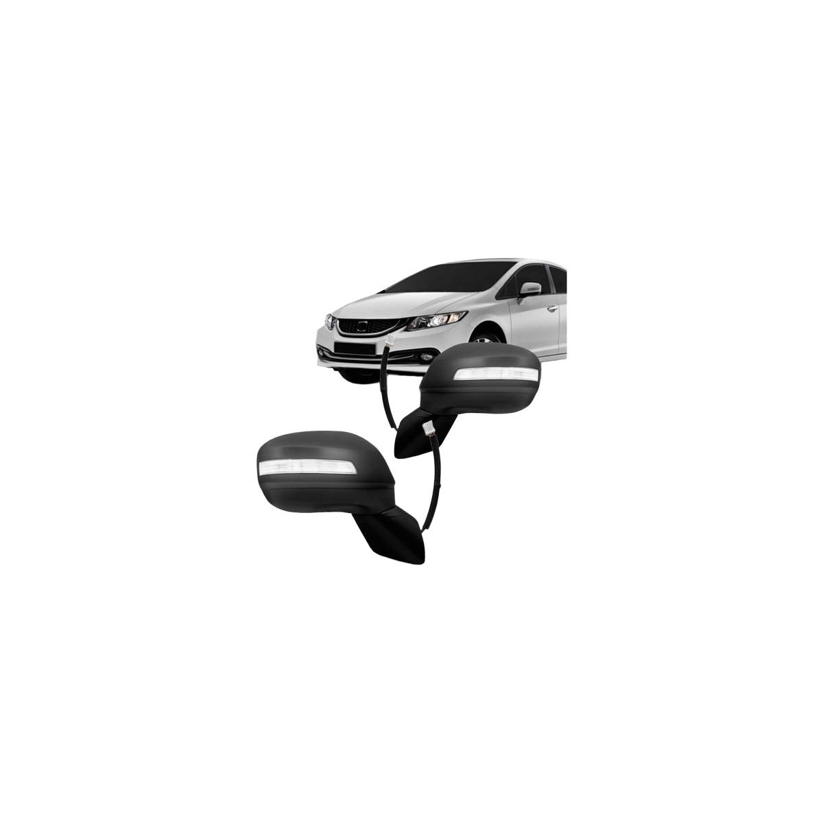 ESPELHO RETROVISOR ESQUERDO CIVIC 2012 A 2016 (RF23063)