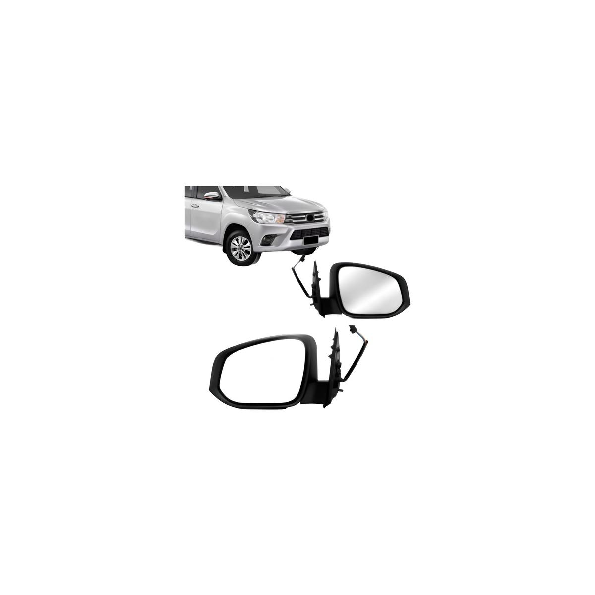 ESPELHO RETROVISOR ESQUERDO HILUX 2016 A 2024 (RF25617)