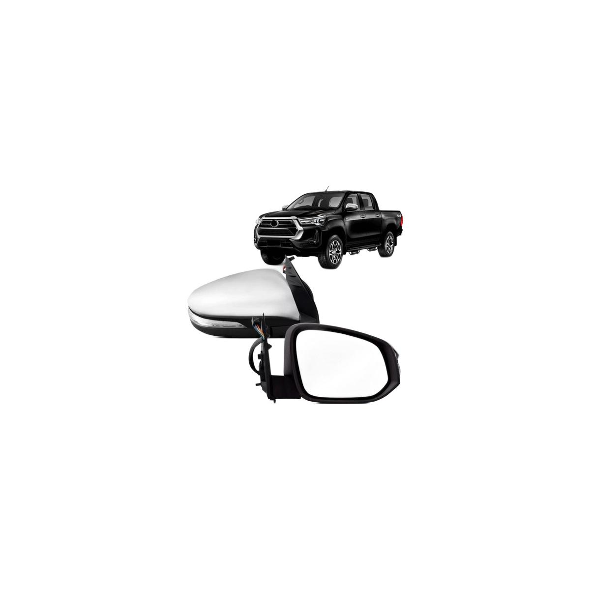 ESPELHO RETROVISOR DIREITO HILUX 2016 A 2024 (RF31628)