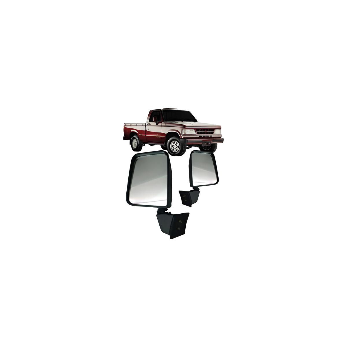 ESPELHO RETROVISOR ESQUERDO D20 1985 A 1990 (RFRX201)