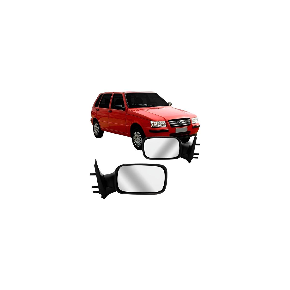 ESPELHO RETROVISOR ESQUERDO UNO 2001 A 2004 (RFRX423)