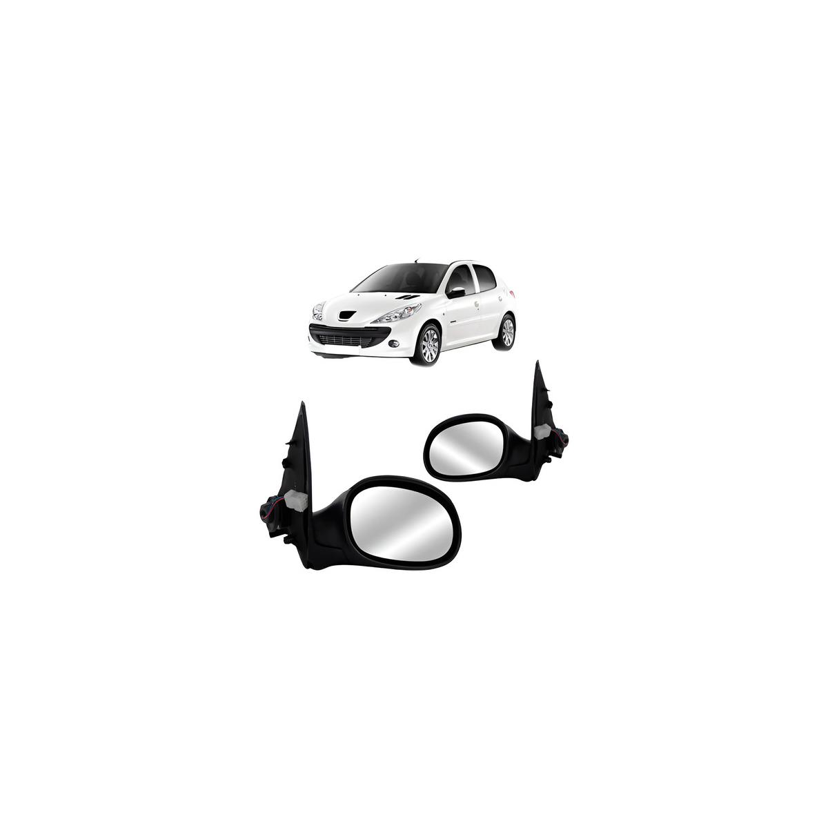 ESPELHO RETROVISOR DIREITO 206 1998 A 2008 (RFRX726)