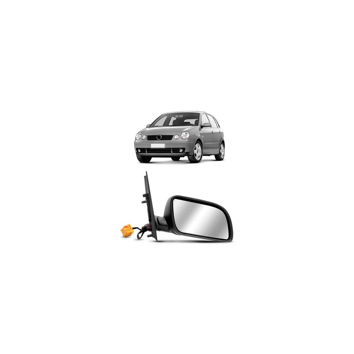 ESPELHO RETROVISOR EXTERNO ESQUERDO POLO 2007 A 2012 (RF17357)