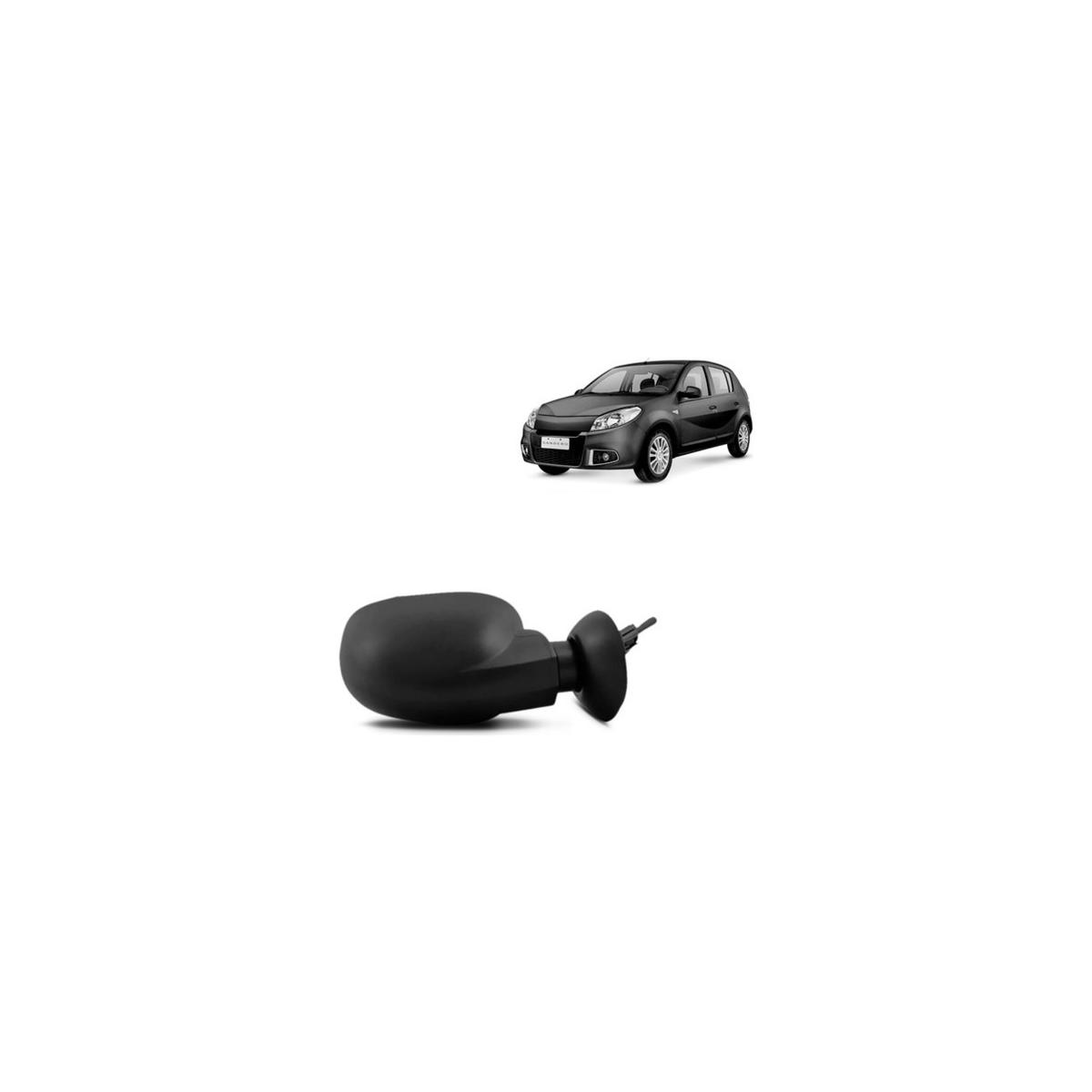 ESPELHO RETROVISOR EXTERNO DIREITO LOGAN 2007 A 2010 (RF17420)