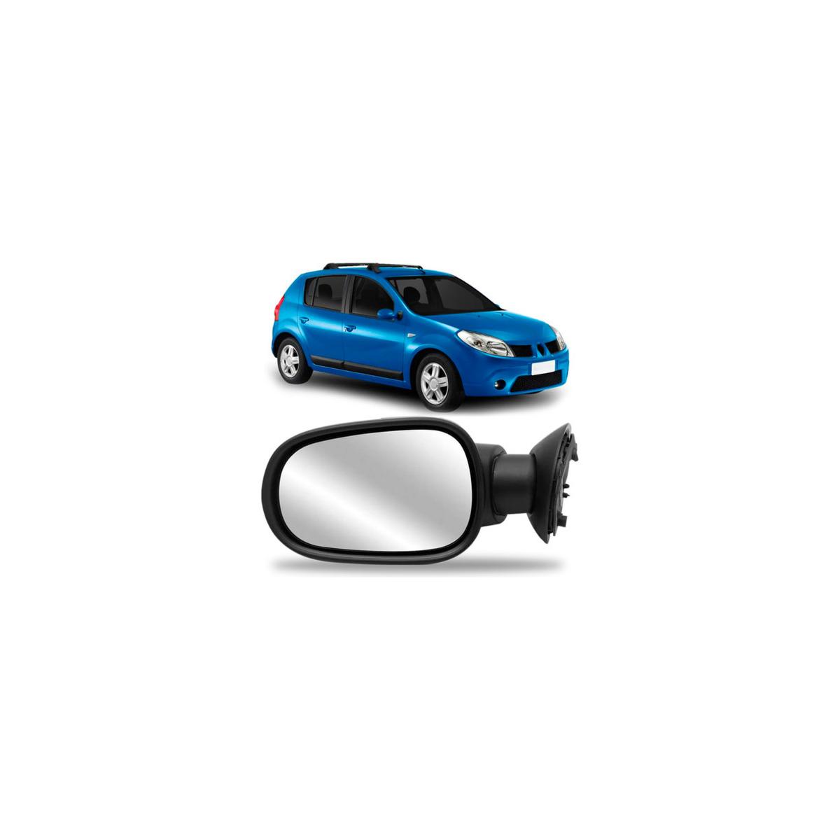 ESPELHO RETROVISOR EXTERNO ESQUERDO LOGAN 2007 A 2010 (RF17421)