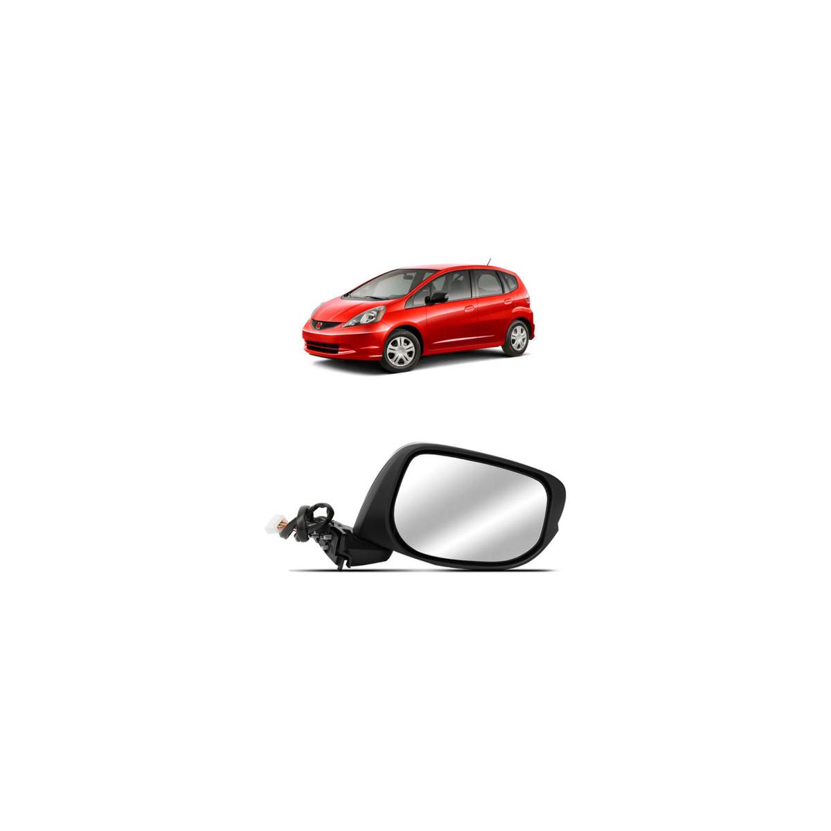 ESPELHO RETROVISOR EXTERNO DIREITO FIT 2009 A 2014 (RF17448)