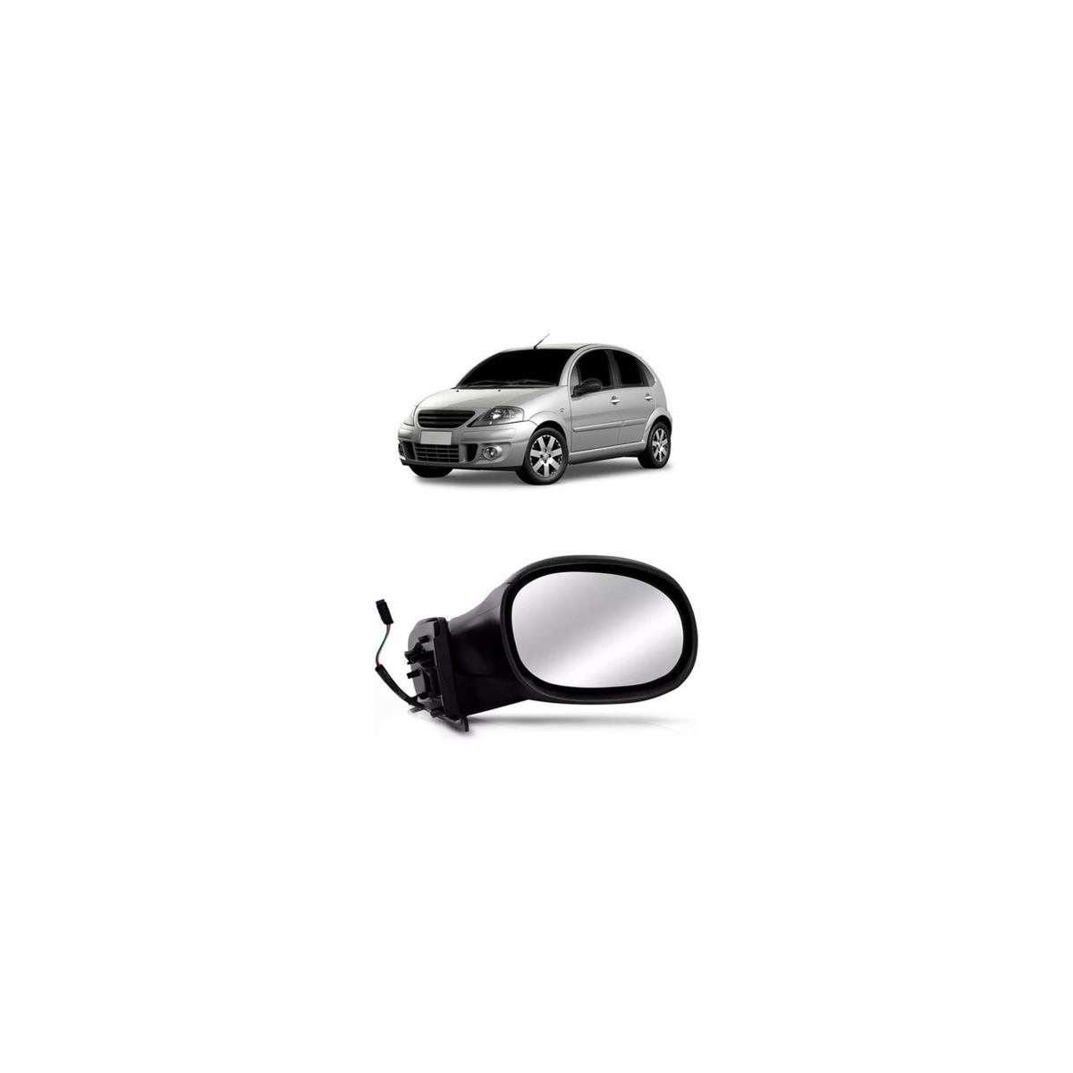 ESPELHO RETROVISOR EXTERNO DIREITO C3 2003 A 2008 (RF17476)