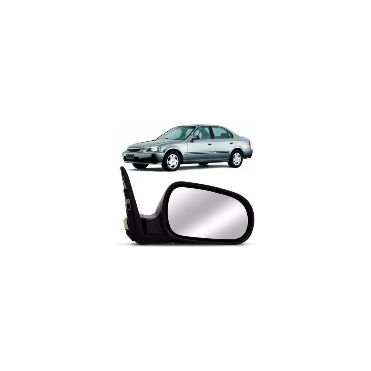 ESPELHO RETROVISOR EXTERNO ESQUERDO CIVIC 1996 A 2000 (RF22127)