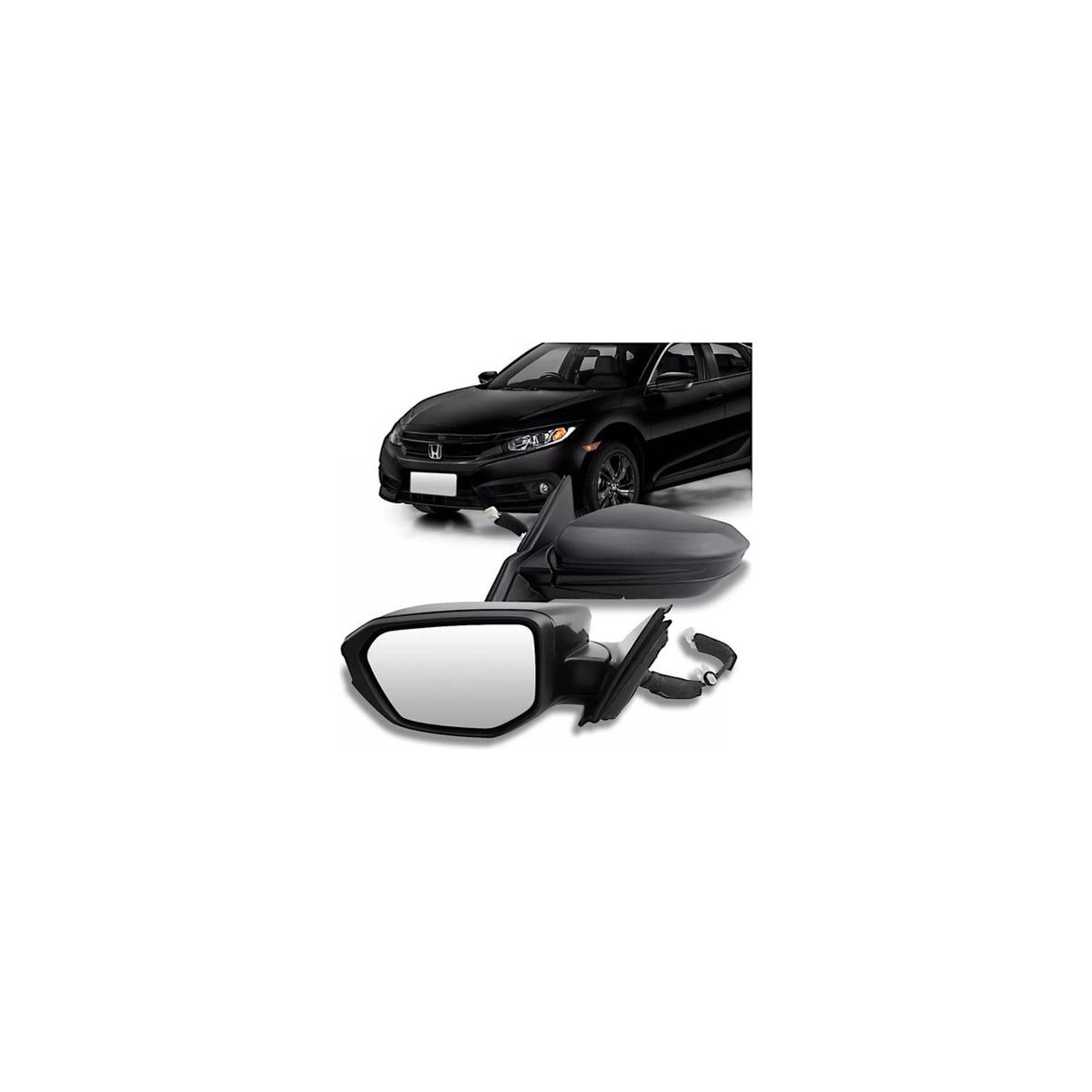 ESPELHO RETROVISOR EXTERNO ESQUERDO CIVIC 2017 A 2021 (RF25599)
