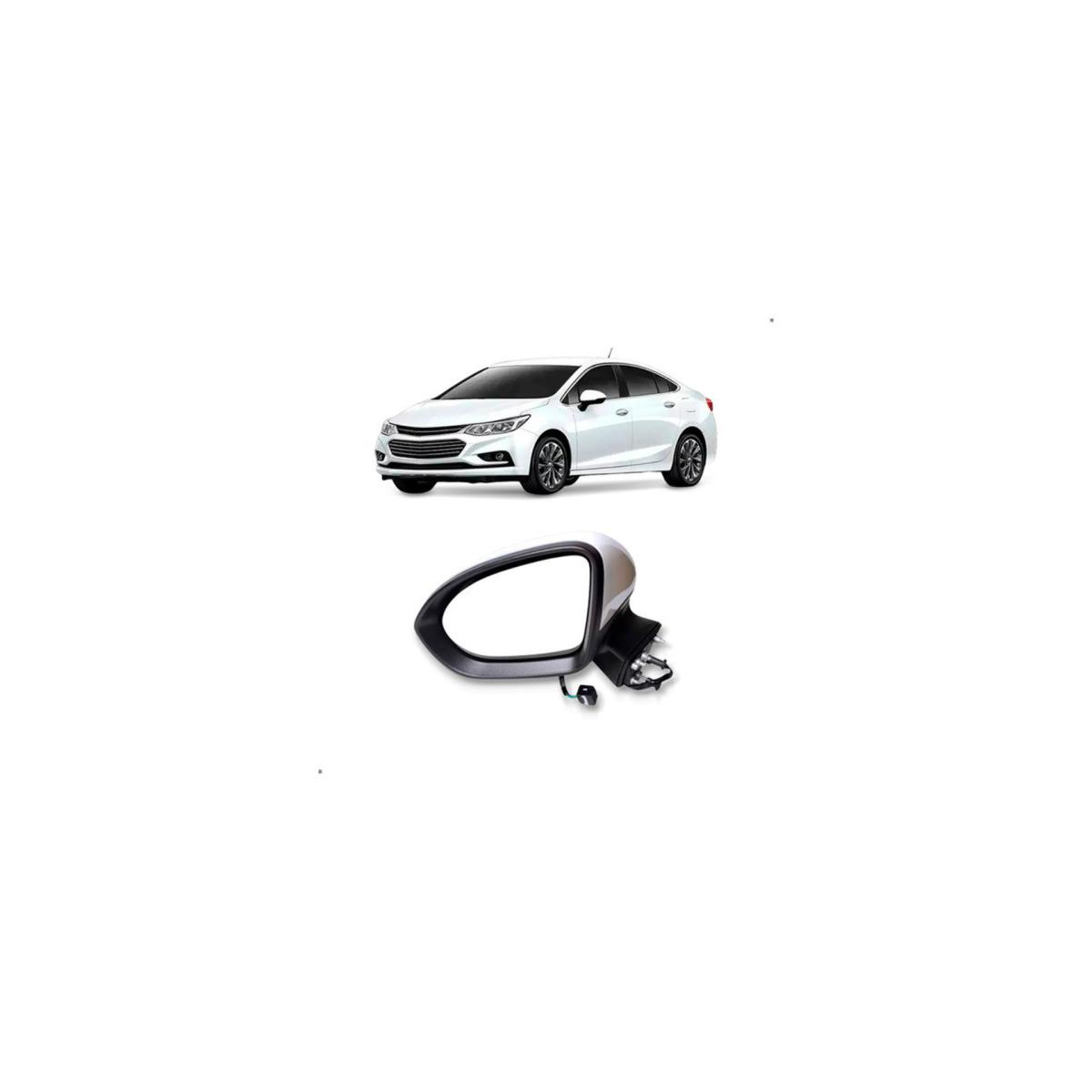 ESPELHO RETROVISOR EXTERNO ESQUERDO CRUZE 2017 A 2024 (RF34233)
