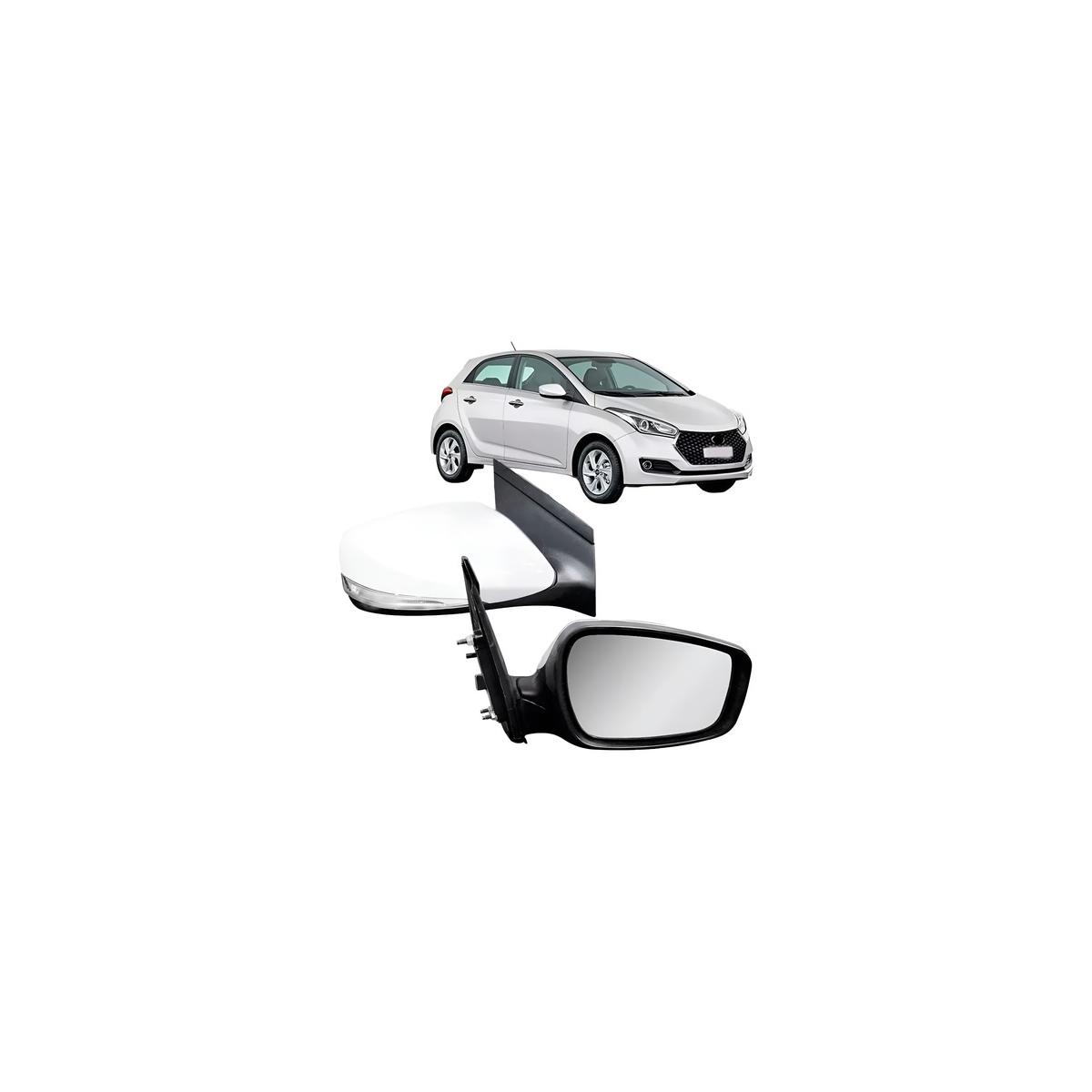 ESPELHO RETROVISOR EXTERNO DIREITO HB20 2012 A 2019 (RF34252)