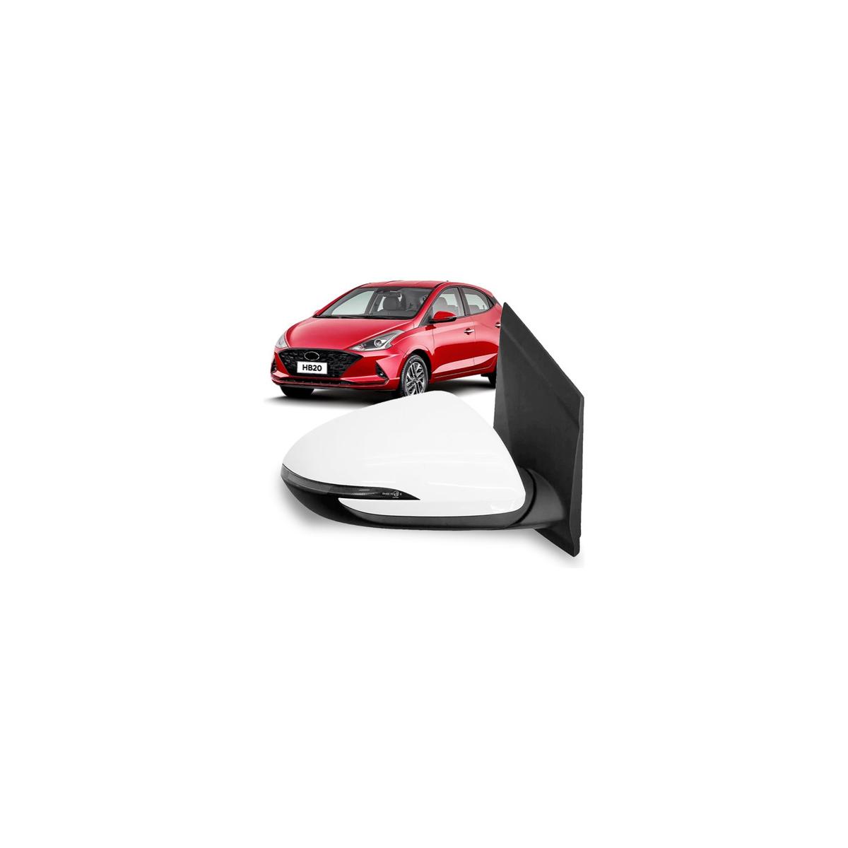 ESPELHO RETROVISOR EXTERNO ESQUERDO HB20 2020 A 2023 (RF34257)