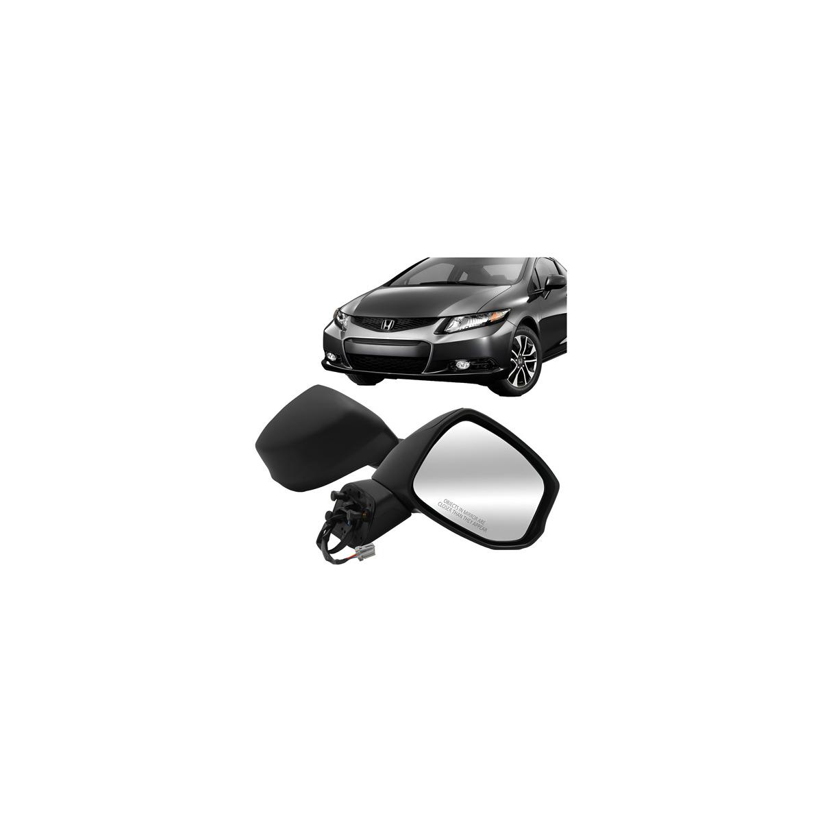 ESPELHO RETROVISOR EXTERNO ESQUERDO CIVIC 2012 A 2016 (RF34273)