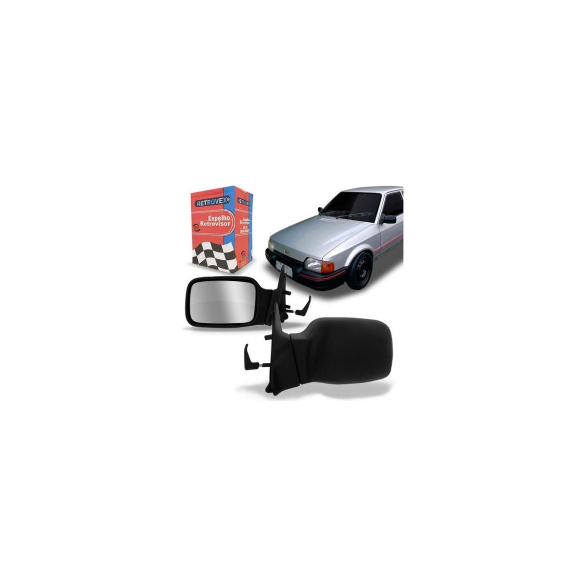ESPELHO RETROVISOR EXTERNO DIREITO ESCORT 1987 A 1992 (RFRX304)