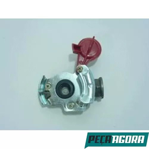 BOCAL ACOPLAMENTO EMERGENCIA 1/2'' NPT VERMELHO MB MERCEDES (4293830)