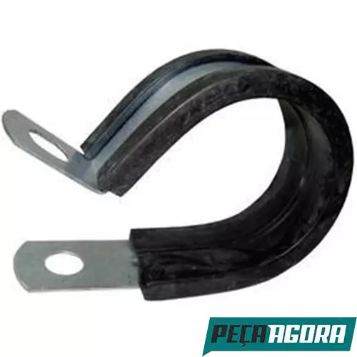 CAIXA 10  ABRACADEIRA COM BORRACHA PARA TUBO 25/20 3/4X1'' PARA SCANIA (CX.UNIAO