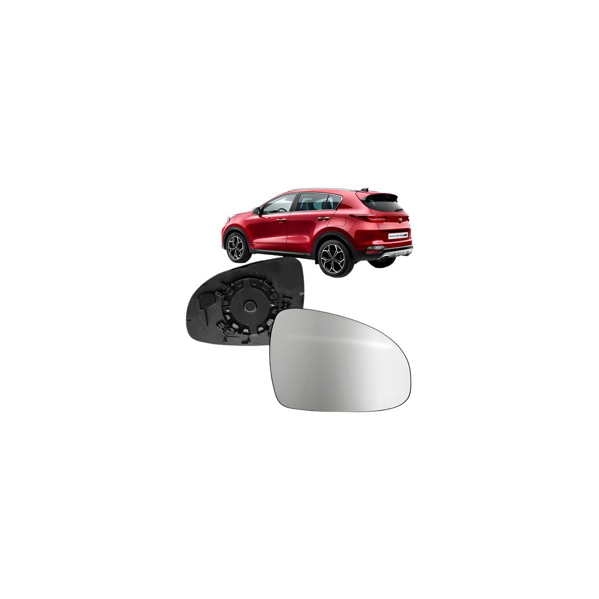 LENTE ESPELHO RETROVISOR COM BASE SPORTAGE 17/19 LD (RF33408)