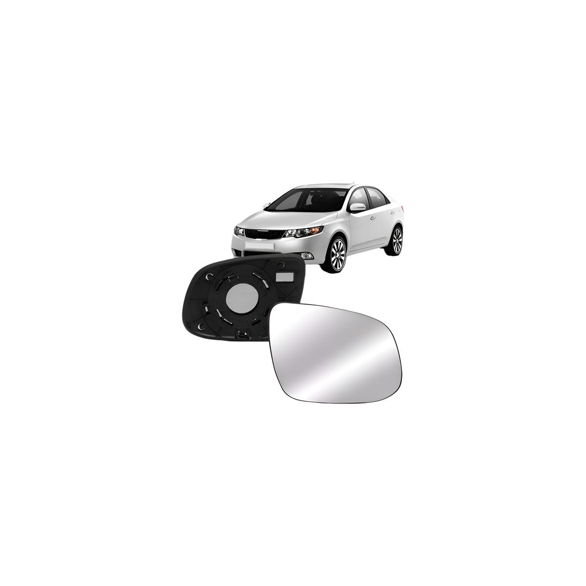 LENTE ESPELHO RETROVISOR COM BASE CERATO 09/13 LD (RF33410)