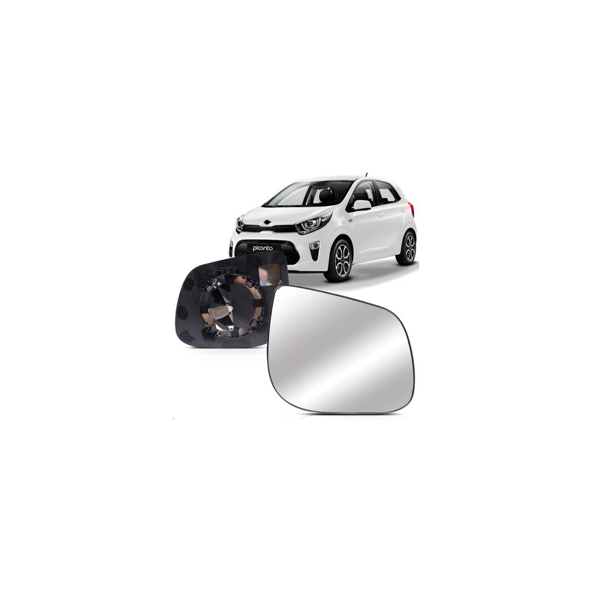 LENTE ESPELHO RETROVISOR COM BASE PICANTO 16/18 LD (RF33422)