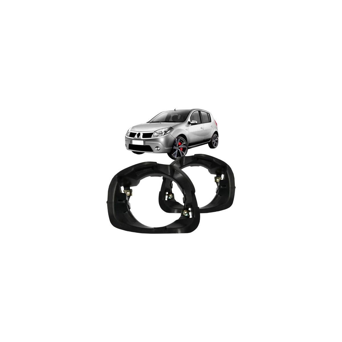 SUPORTE FAROL MILHA AUXILIAR ESQUERDO SANDERO 2008 A 2014 (RF30119)