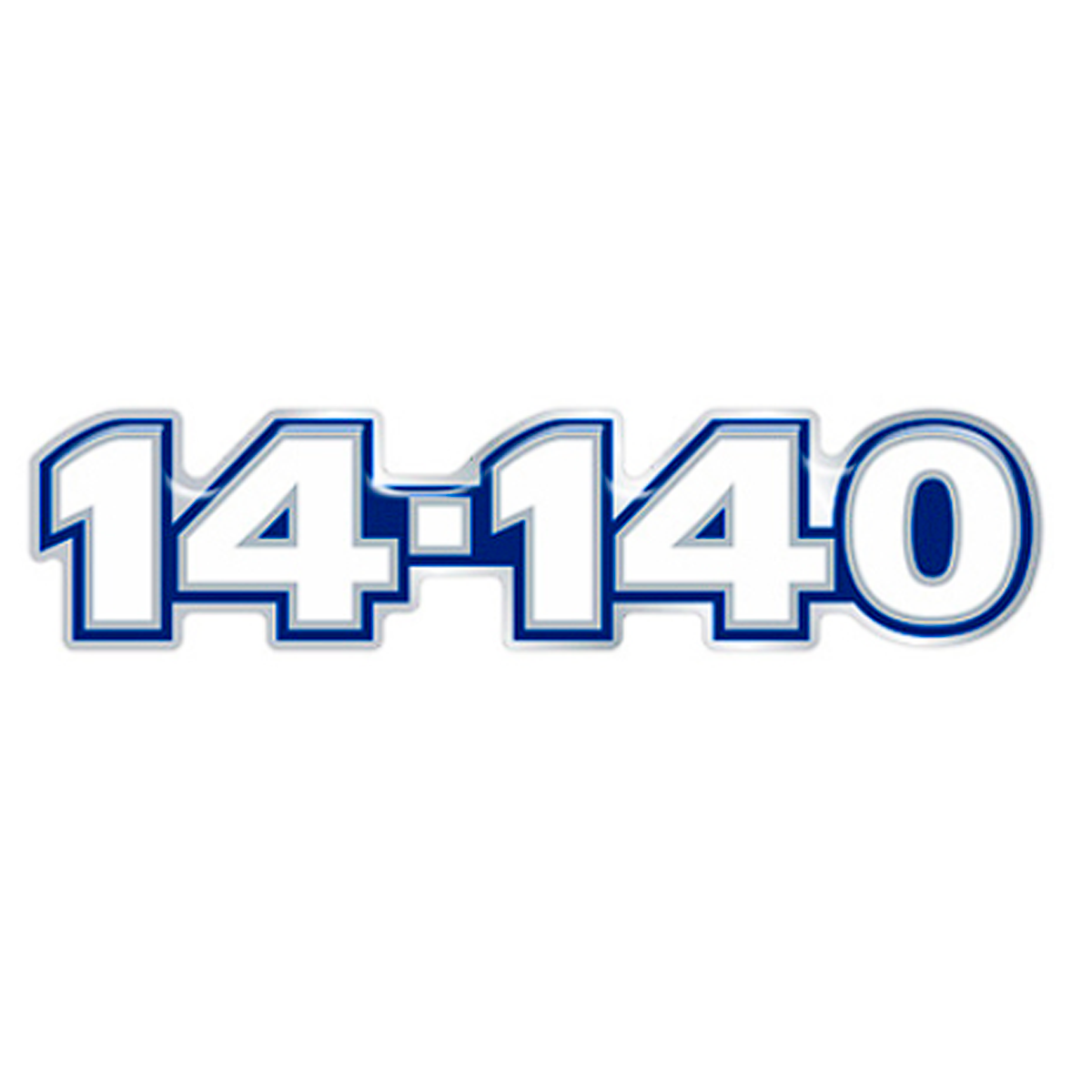 EMBLEMA FRONTAL COLANTE RESINADO AZUL VW 14140 (PTO1969K)