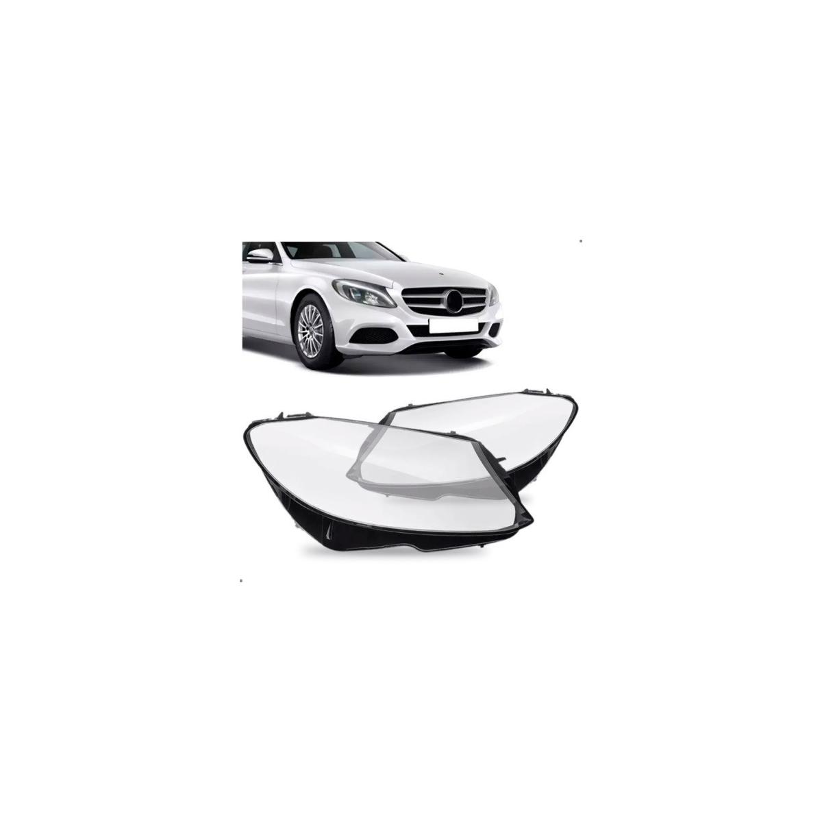 LENTE FAROL ESQUERDO C180 2015 A 2020 (RF34759)