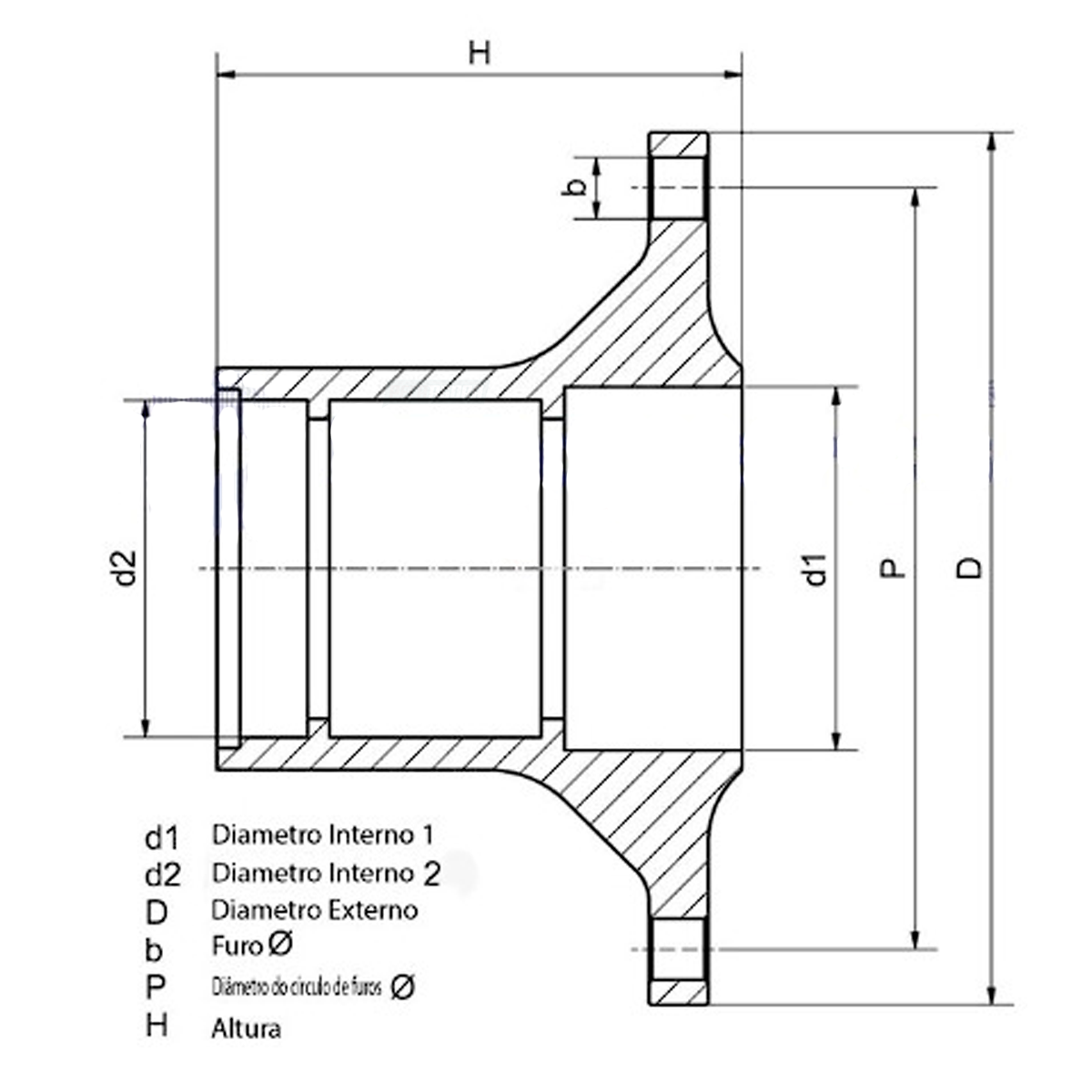 CUBO RODA DIANTEIRA A DISCO COM ABS VOLVO FH FM VM SEM ROLAMENTO 10 FUROS (85114