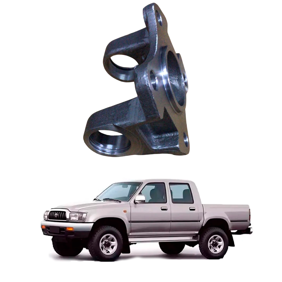 TERMINAL FLANGE CARDAN DE ORELHA 4 FUROS TOYOTA HILUX 97 98 221679