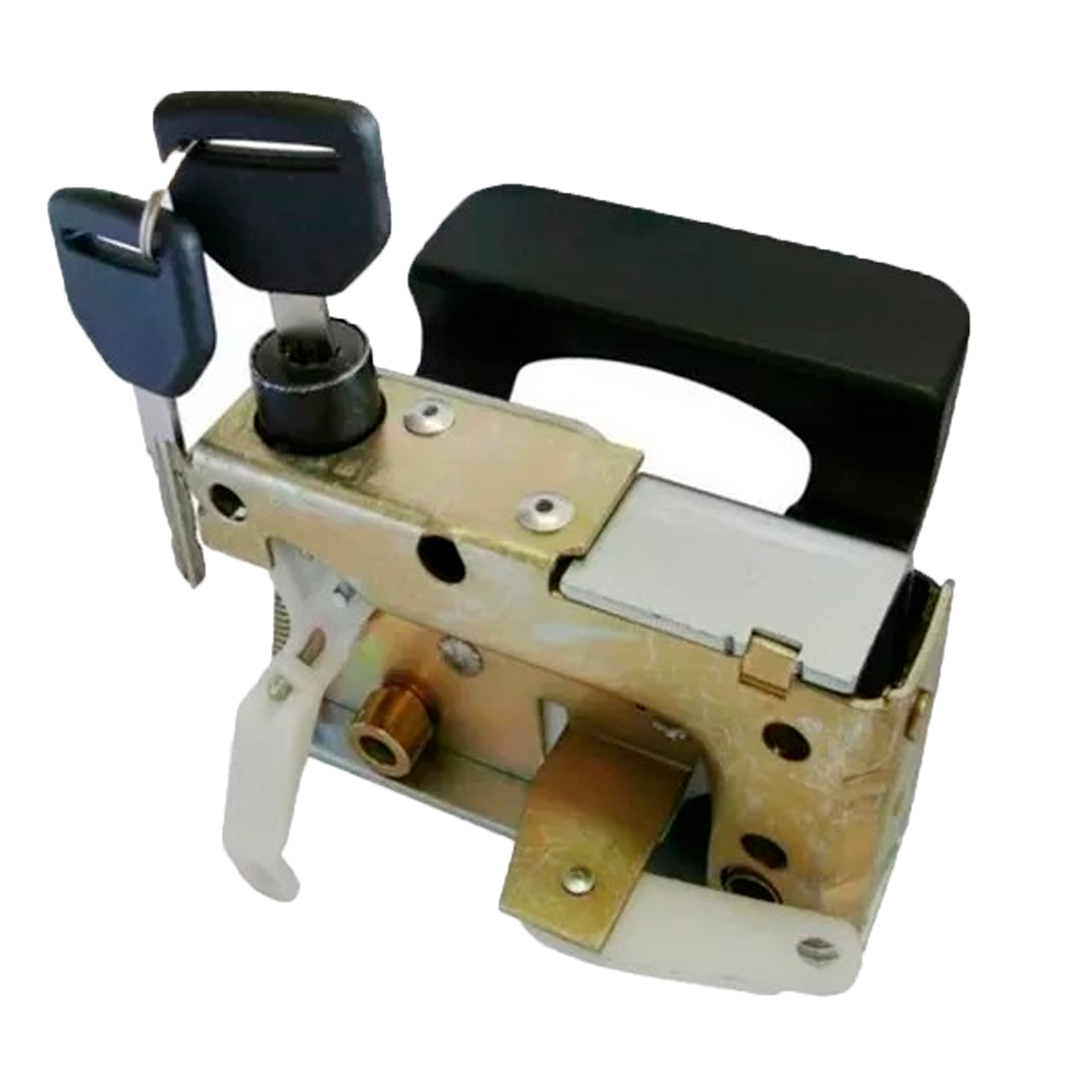 FECHADURA PORTA DIREITA FORD CARGO TODOS COMPLETA COM CHAVE (86HUE21812AA-)