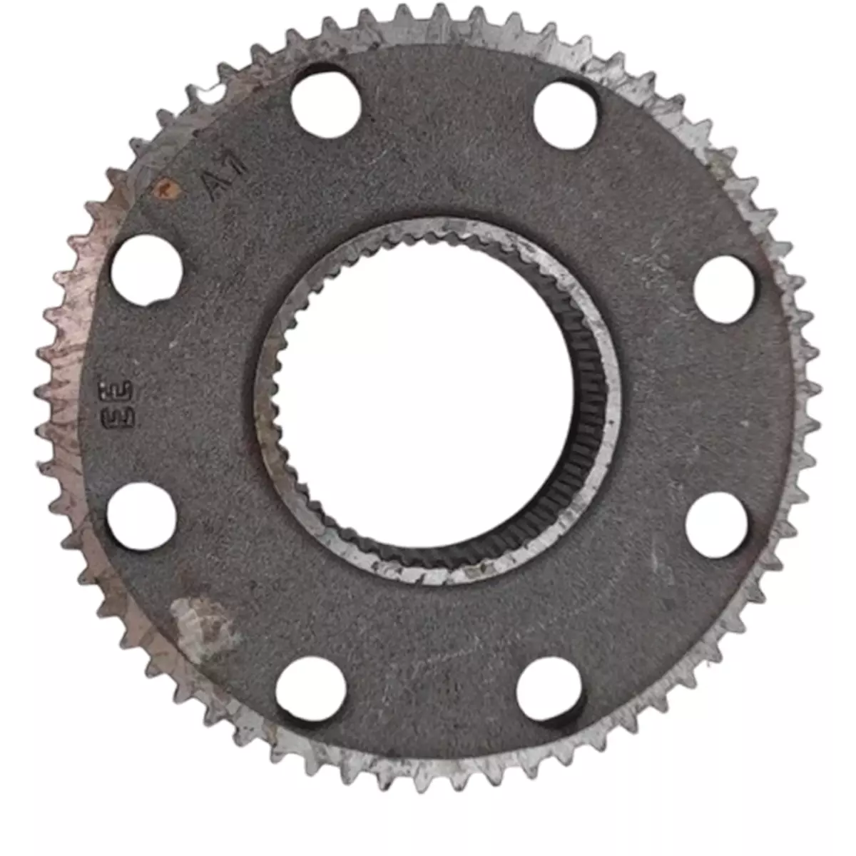 ENGRENAGEM TAMPA SUPORTE CUBO REDUTOR 75X46 DENTES CHASSIS PRETO (10330512)