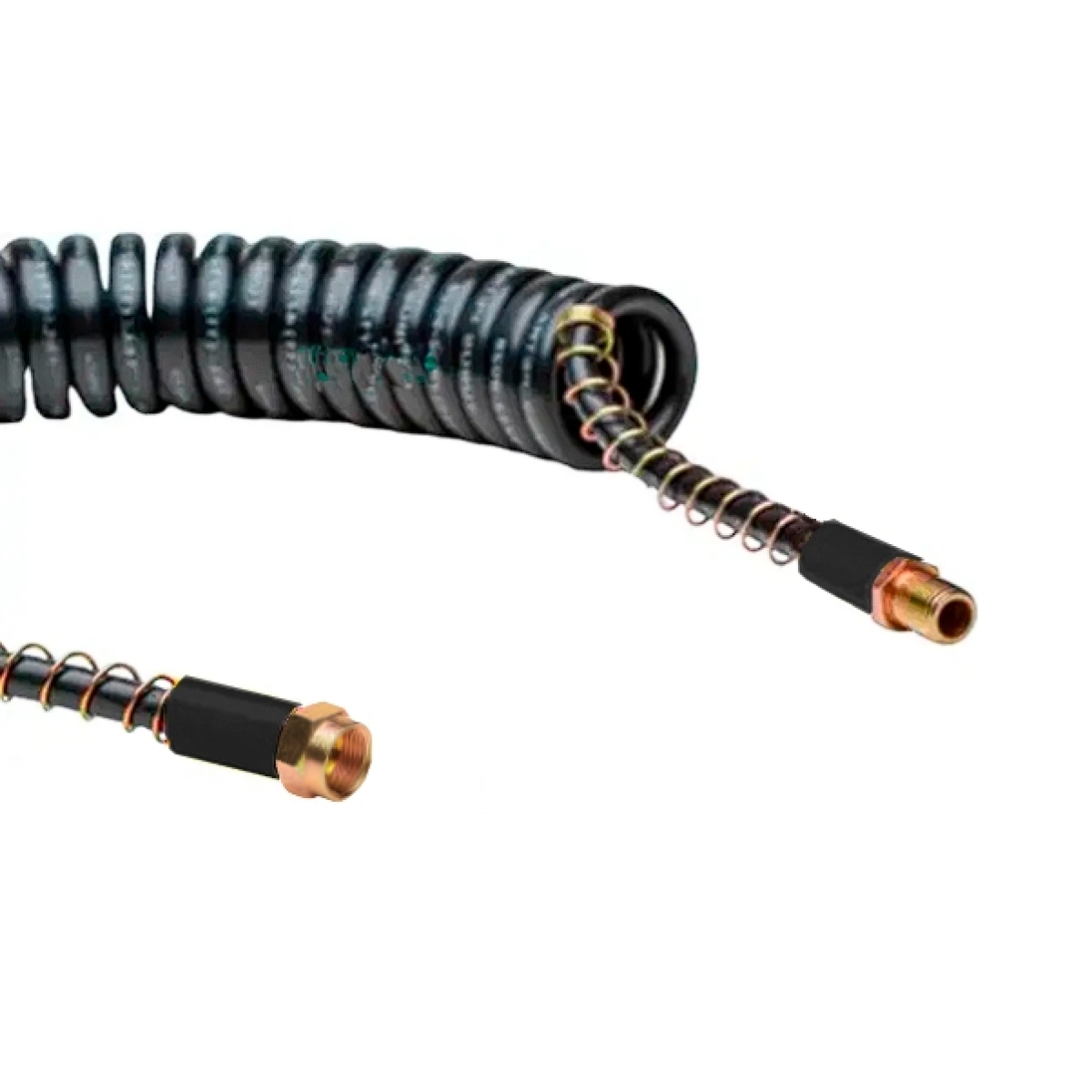 MANGUEIRA ESPIRAL 6500MM PRETO MACHO M16 X FEMEA M18 MODERNA CAVALO MECANICO (EP